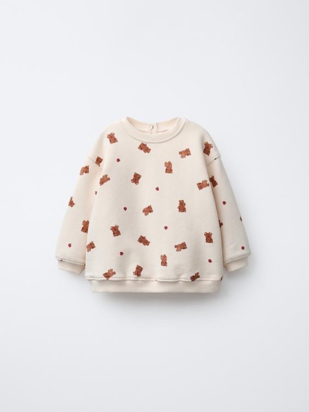 NWT ZARA teddy bear sweatshirt 3-6m